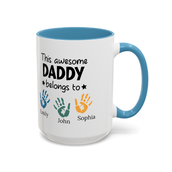 Custom Dad Mug with Kids’ Names | Personalized Father’s Day Gift | Coffee Cup for Dad or Papa | Birthday Gift from Kids | Custom Name Mug