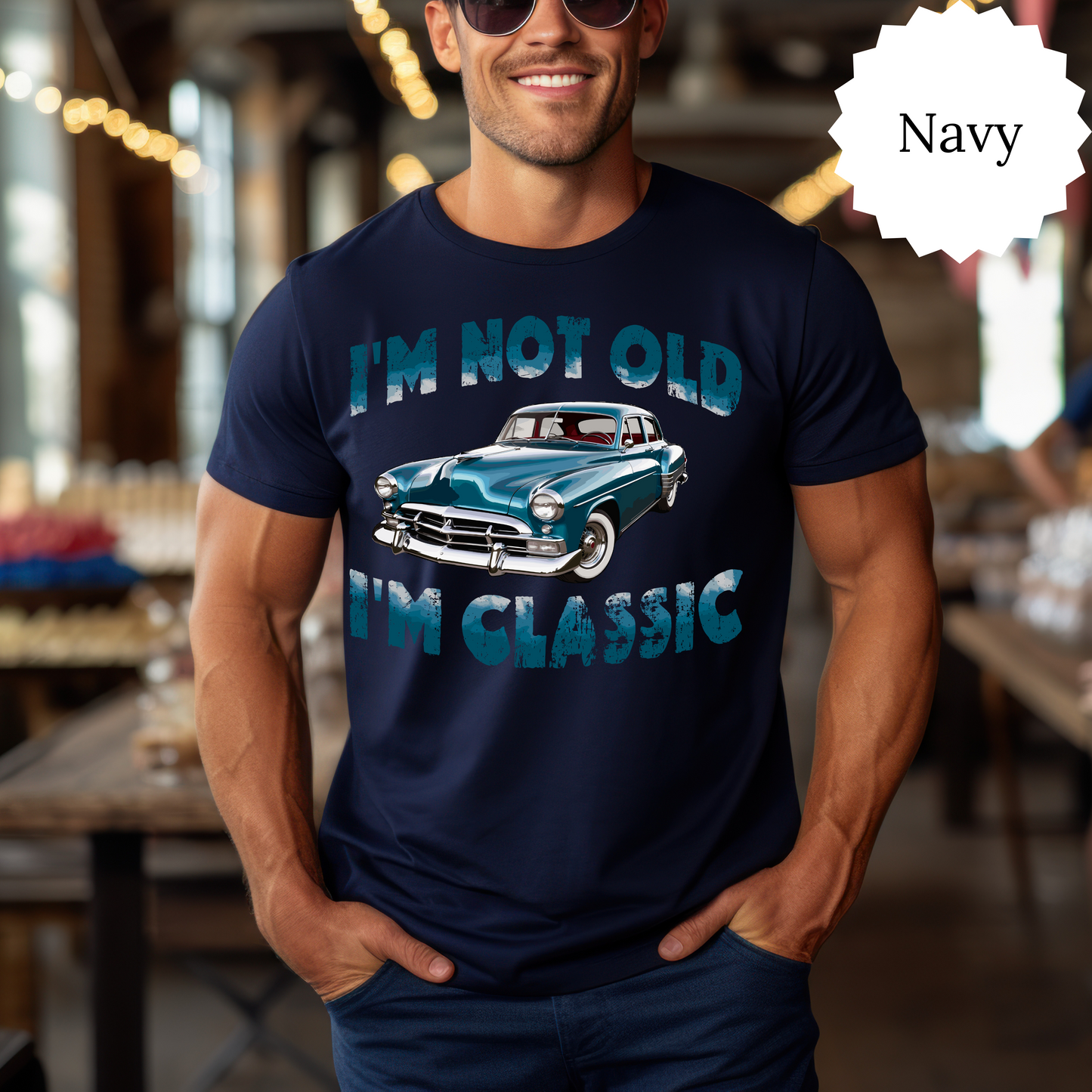 I'm Not Old I'm Classic T- Shirt Sweatshirt • Funny Car Graphic Shirt, Car Lovers Shirt • Vintage Car - Classic Car T- Shirt, Sweatshirt
