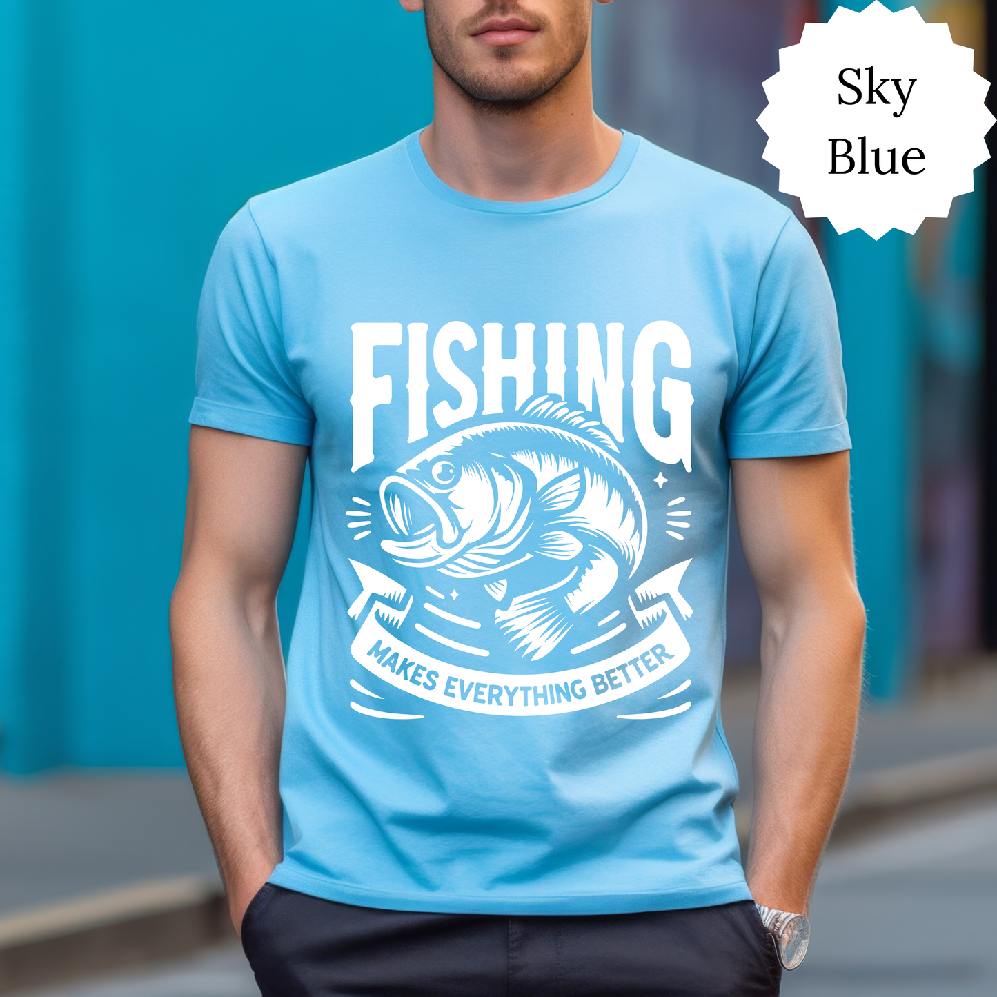 Fishing T-Shirt, Sweatshirt | Funny Fishing Shirt for Men | Fisherman Graphic Tee | Fisherman Gift for Dad, Husband, Brother