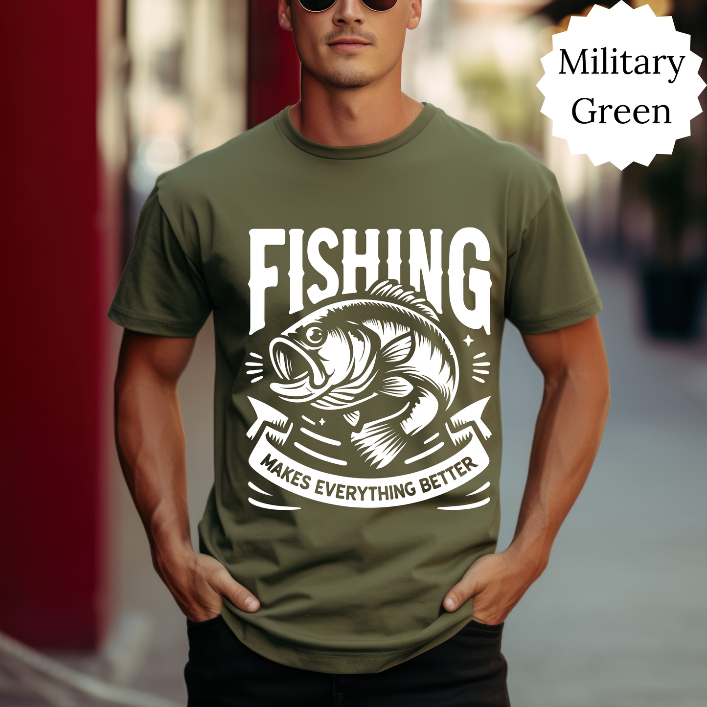 Fishing T-Shirt, Sweatshirt | Funny Fishing Shirt for Men | Fisherman Graphic Tee | Fisherman Gift for Dad, Husband, Brother