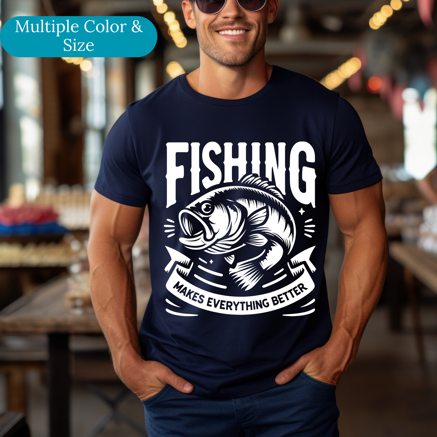 Fishing T-Shirt, Sweatshirt | Funny Fishing Shirt for Men | Fisherman Graphic Tee | Fisherman Gift for Dad, Husband, Brother