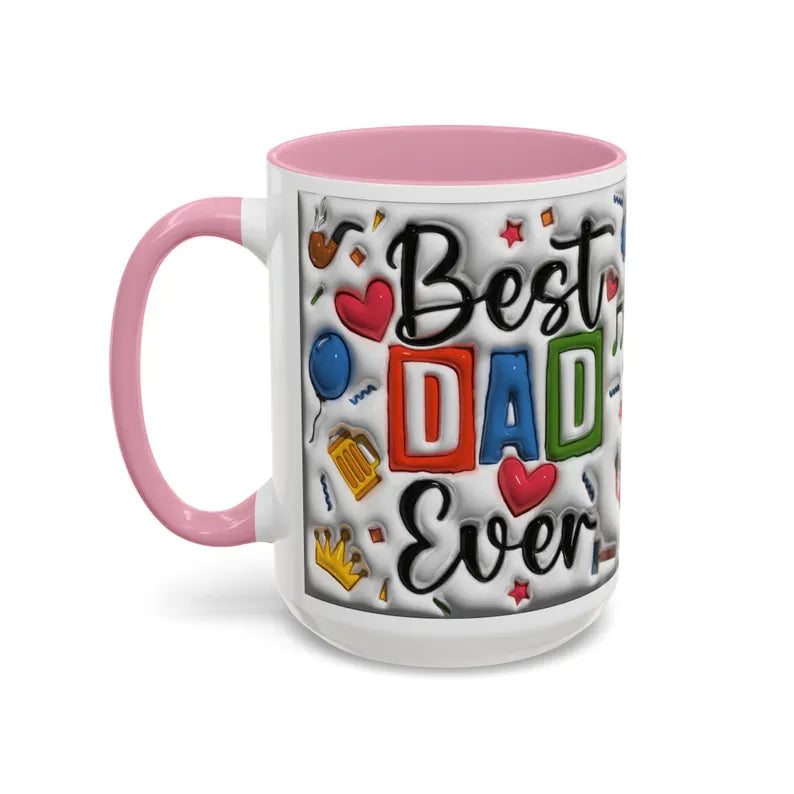 Personalized Dad Mug | Custom Name Coffee Cup with Kids’ Names | Father’s Day Gift for Dad | Customizable Gift for Papa | Birthday Gift