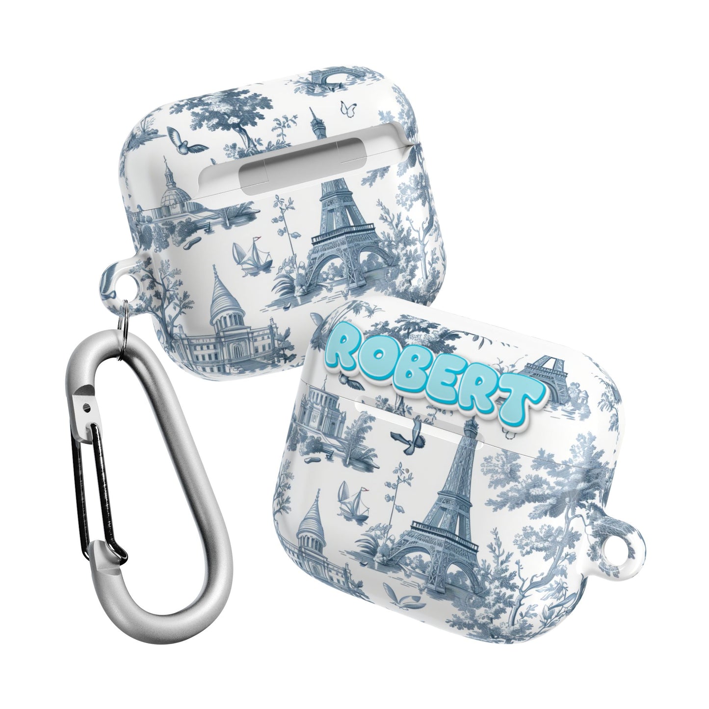 Custom Floral AirPods Case with Name | Personalized AirPods & AirPods Pro Case Gift