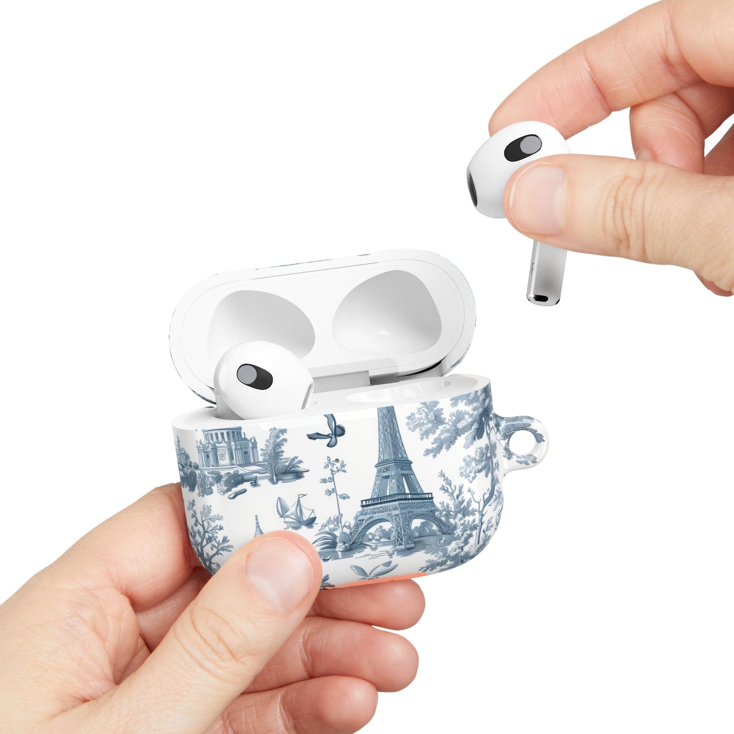 Custom Floral AirPods Case with Name | Personalized AirPods & AirPods Pro Case Gift