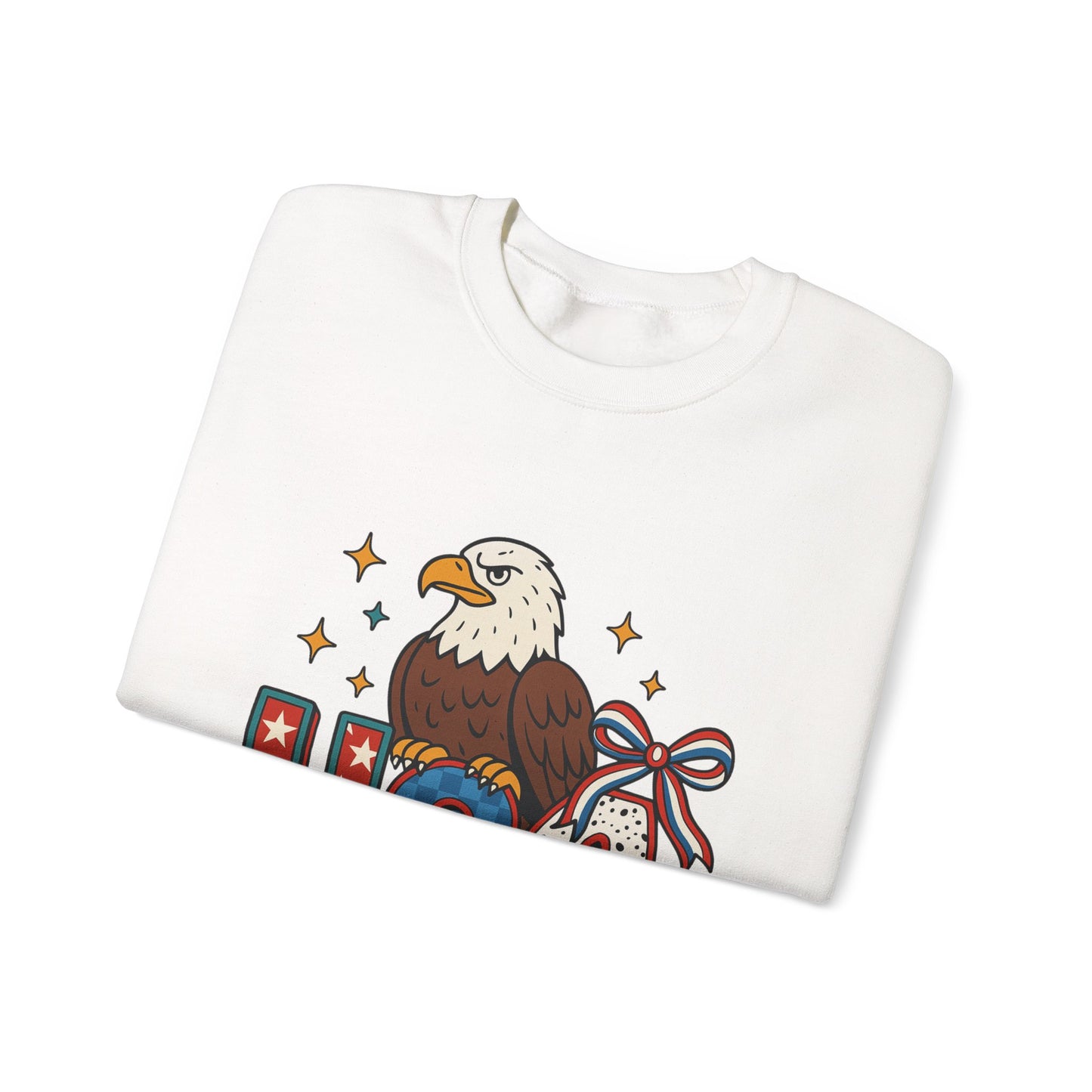 Vintage 4th of July Unisex T-Shirt, Sweatshirt, Hoodie | American Eagle & Bow Graphic Tee | Patriotic USA Apparel