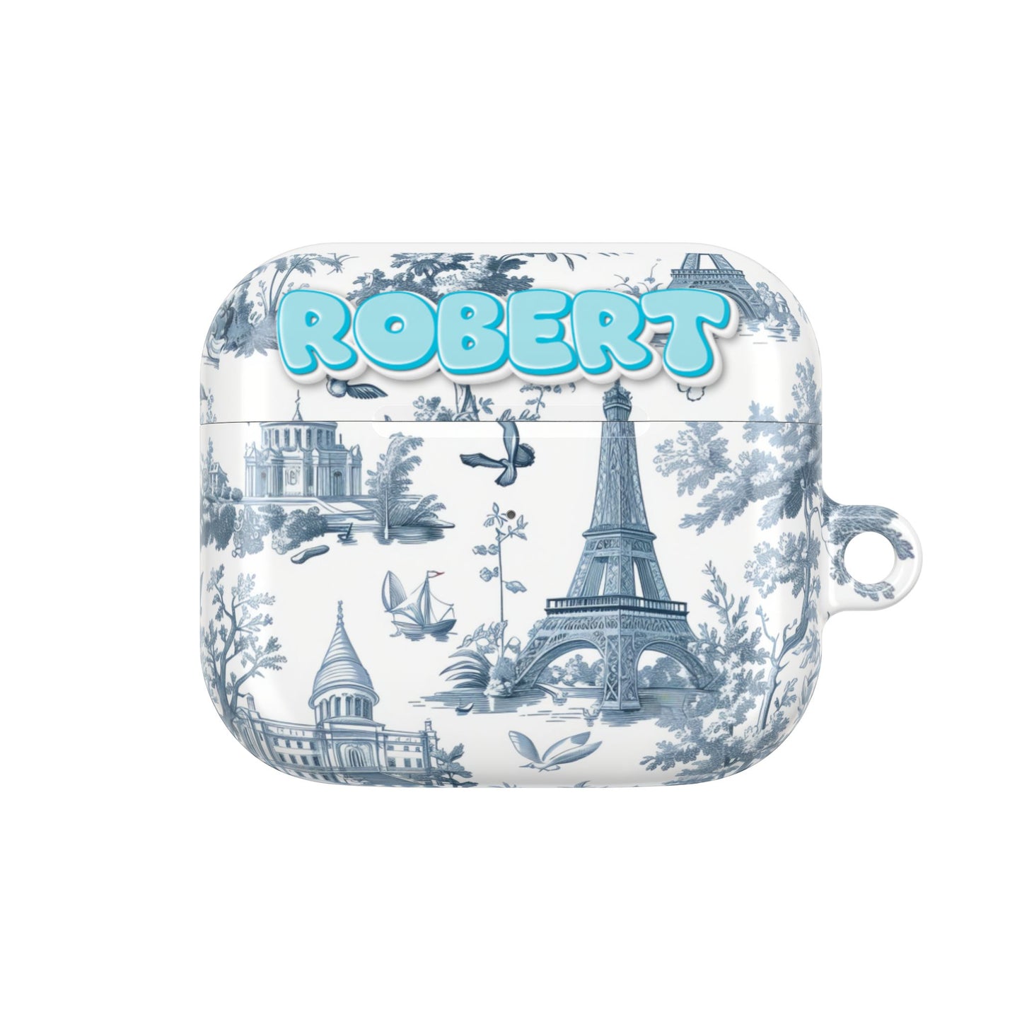 Custom Floral AirPods Case with Name | Personalized AirPods & AirPods Pro Case Gift