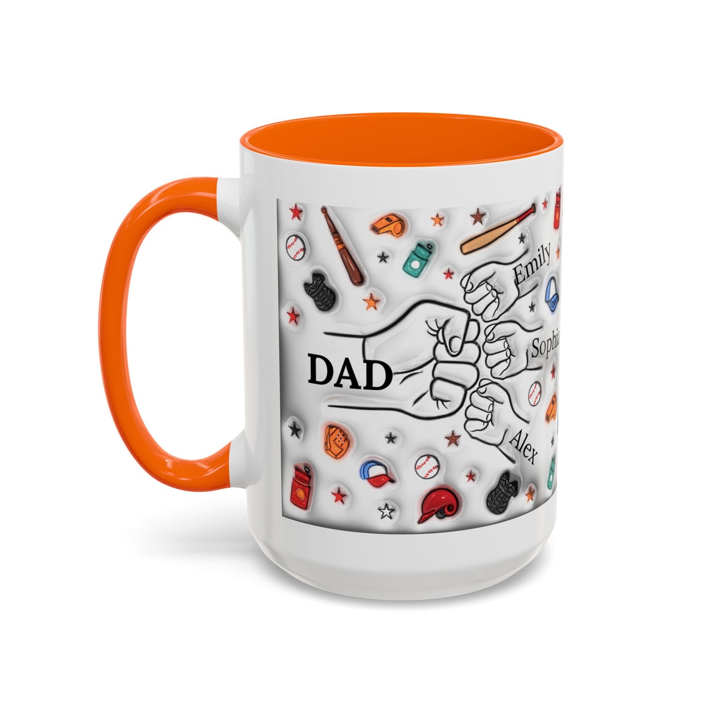 Personalized Mug for DAD | Father's Day Gift | Custom Name Coffee Mug with Kids’ Names | Gift for Dad | Coffee Mug with Kids Name