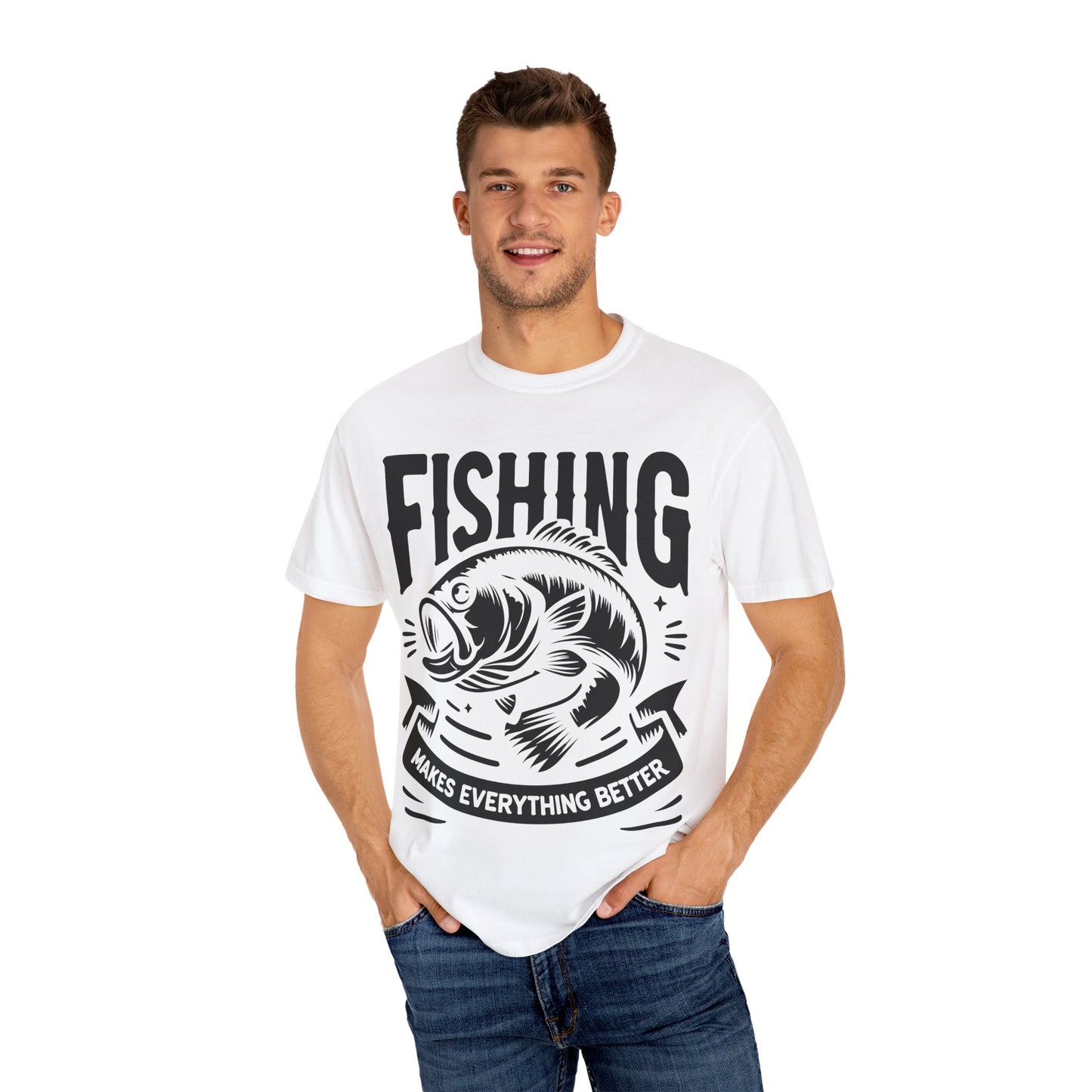 Fishing T-Shirt, Sweatshirt | Funny Fishing Shirt for Men | Fisherman Graphic Tee | Fisherman Gift for Dad, Husband, Brother
