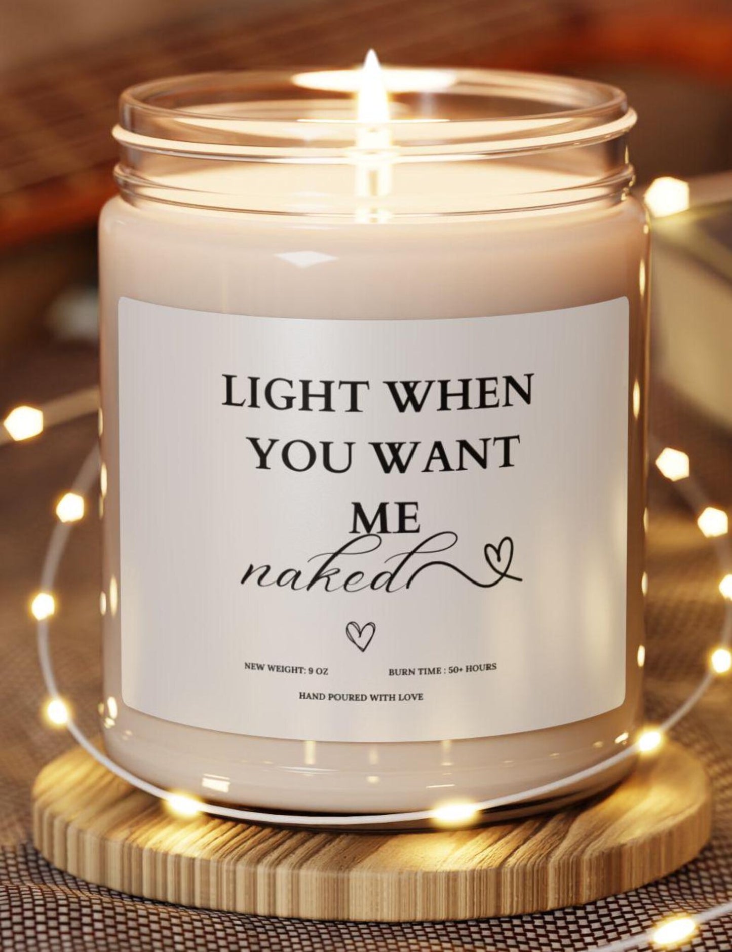 Light when you want me naked, Romantic gift for him, boyfriend gifts, Naughty gift for husband, funny gifts for him, Valentines Day gifts