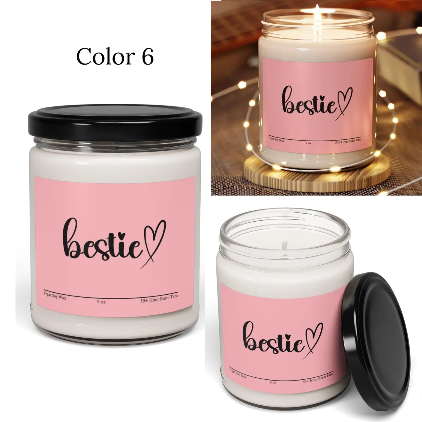 Bestie Candle Gift | Bestie Scented Candle | Best Friend Gift | Best Friend Birthday Gift | Girl Friend Gift