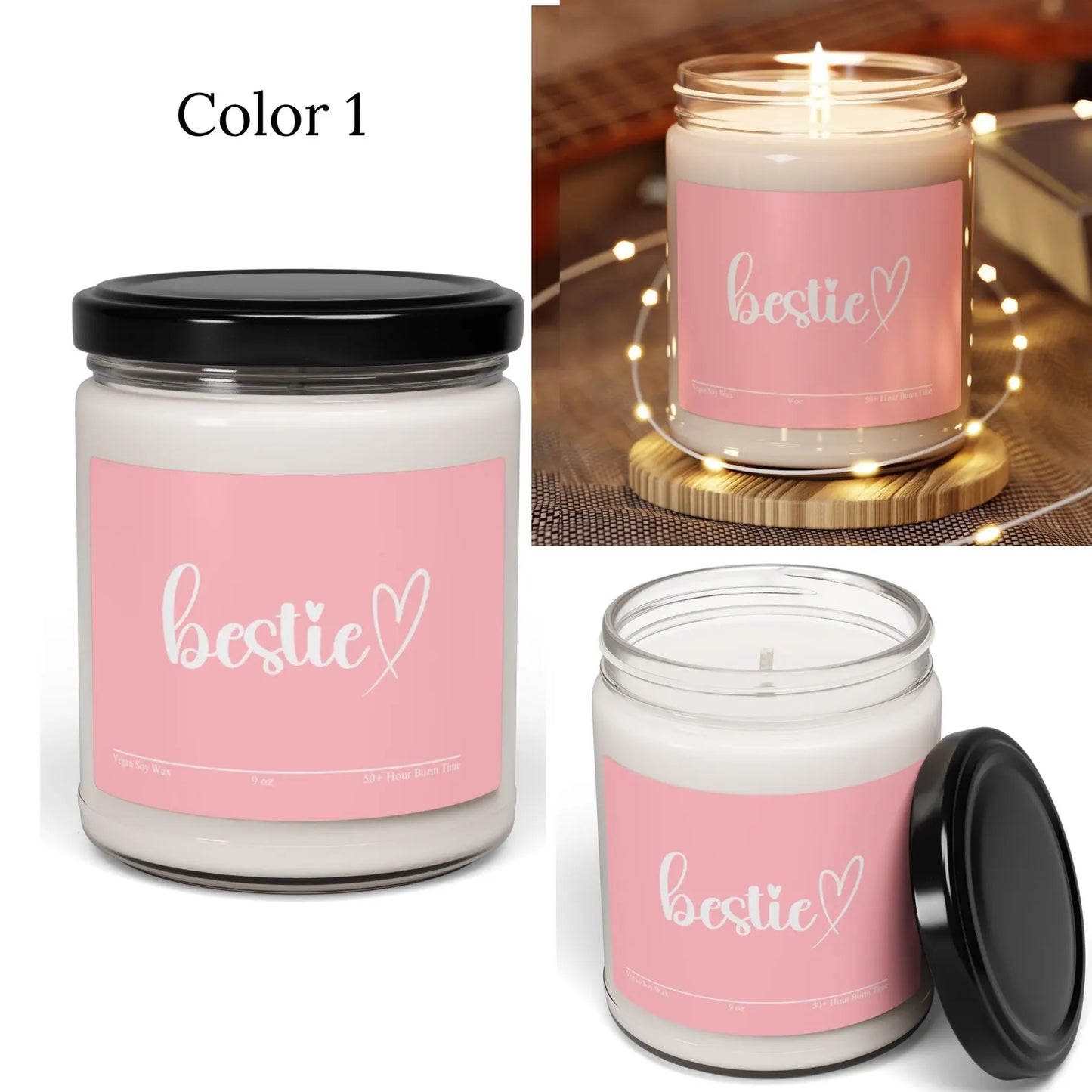 Bestie Candle Gift | Bestie Scented Candle | Best Friend Gift | Best Friend Birthday Gift | Girl Friend Gift