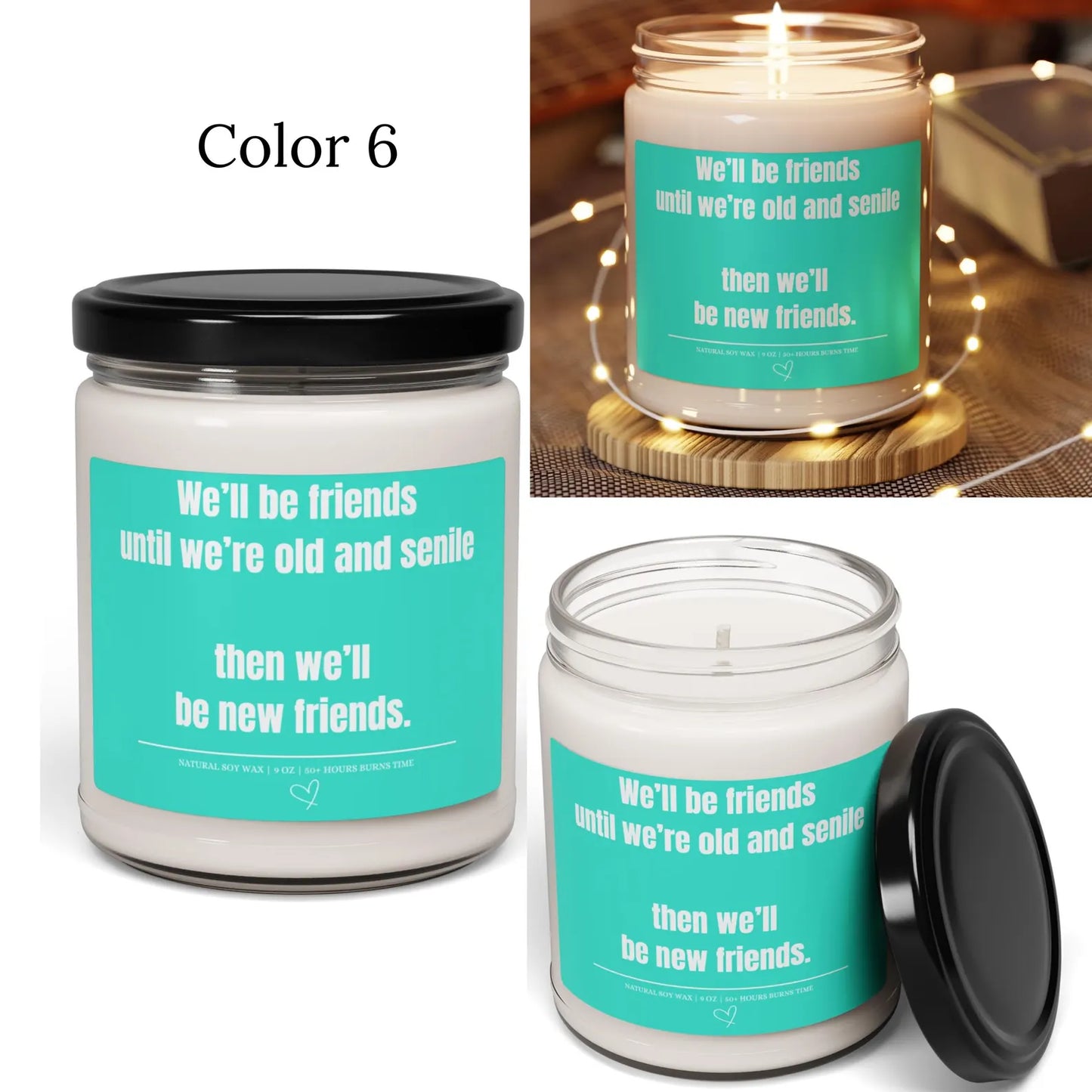 Best Friend Candle Gift for Her, We Will Be Friends Until We’re Old Gift for Best Friend Birthday, Best Friend Gifts, BFF Gift