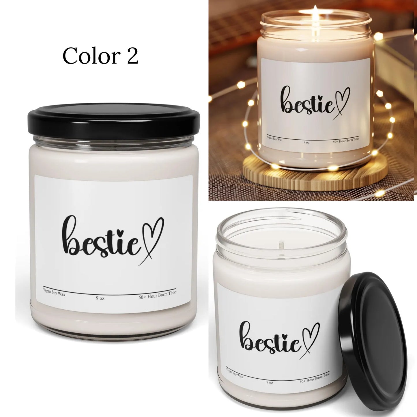 Bestie Candle Gift | Bestie Scented Candle | Best Friend Gift | Best Friend Birthday Gift | Girl Friend Gift
