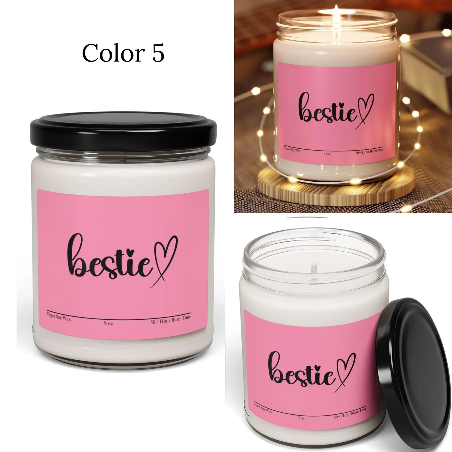 Bestie Candle Gift | Bestie Scented Candle | Best Friend Gift | Best Friend Birthday Gift | Girl Friend Gift