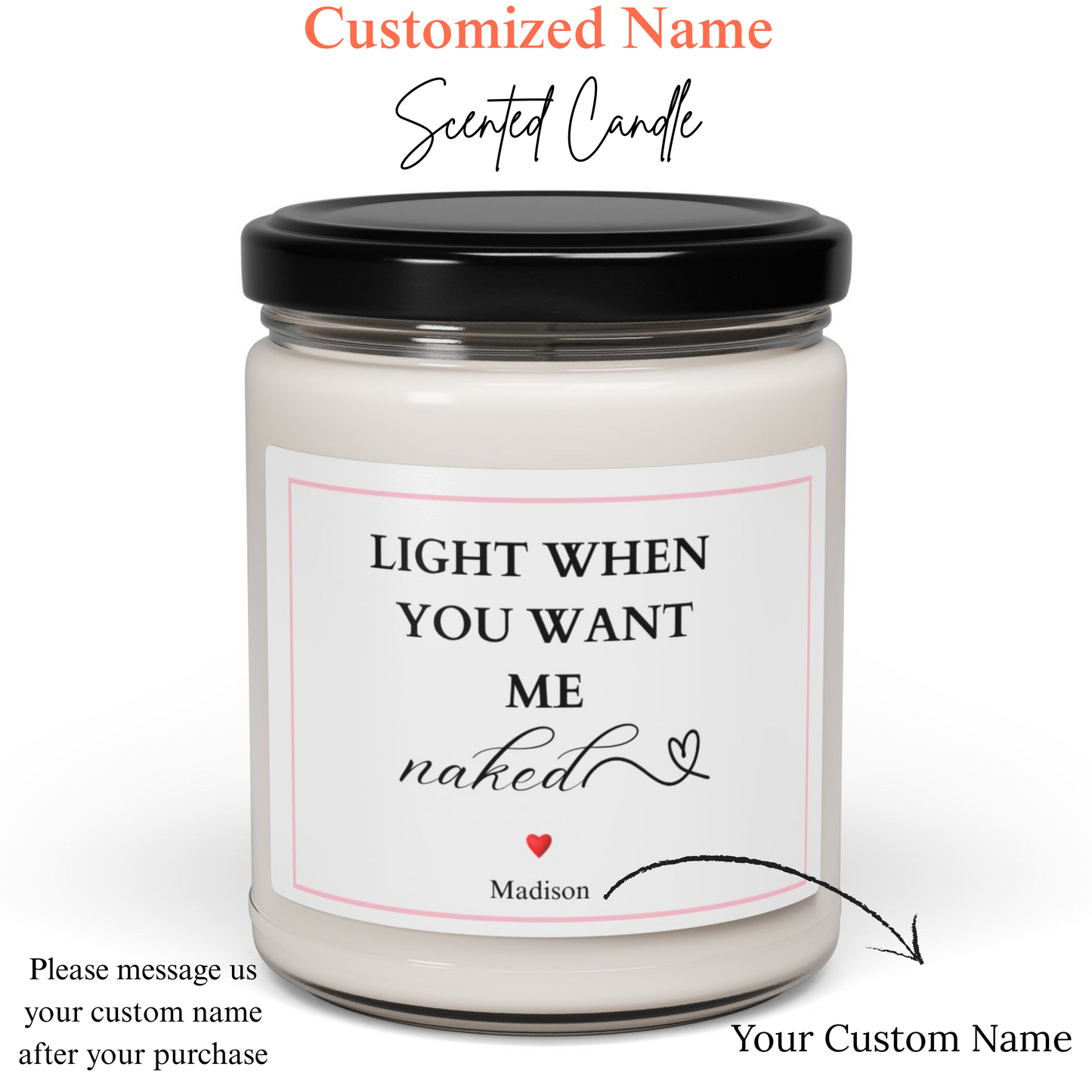 Customized Name Light when you want me naked, Romantic gift for him, boyfriend gifts, Naughty gift for husband, funny gifts for him, Valentines Day