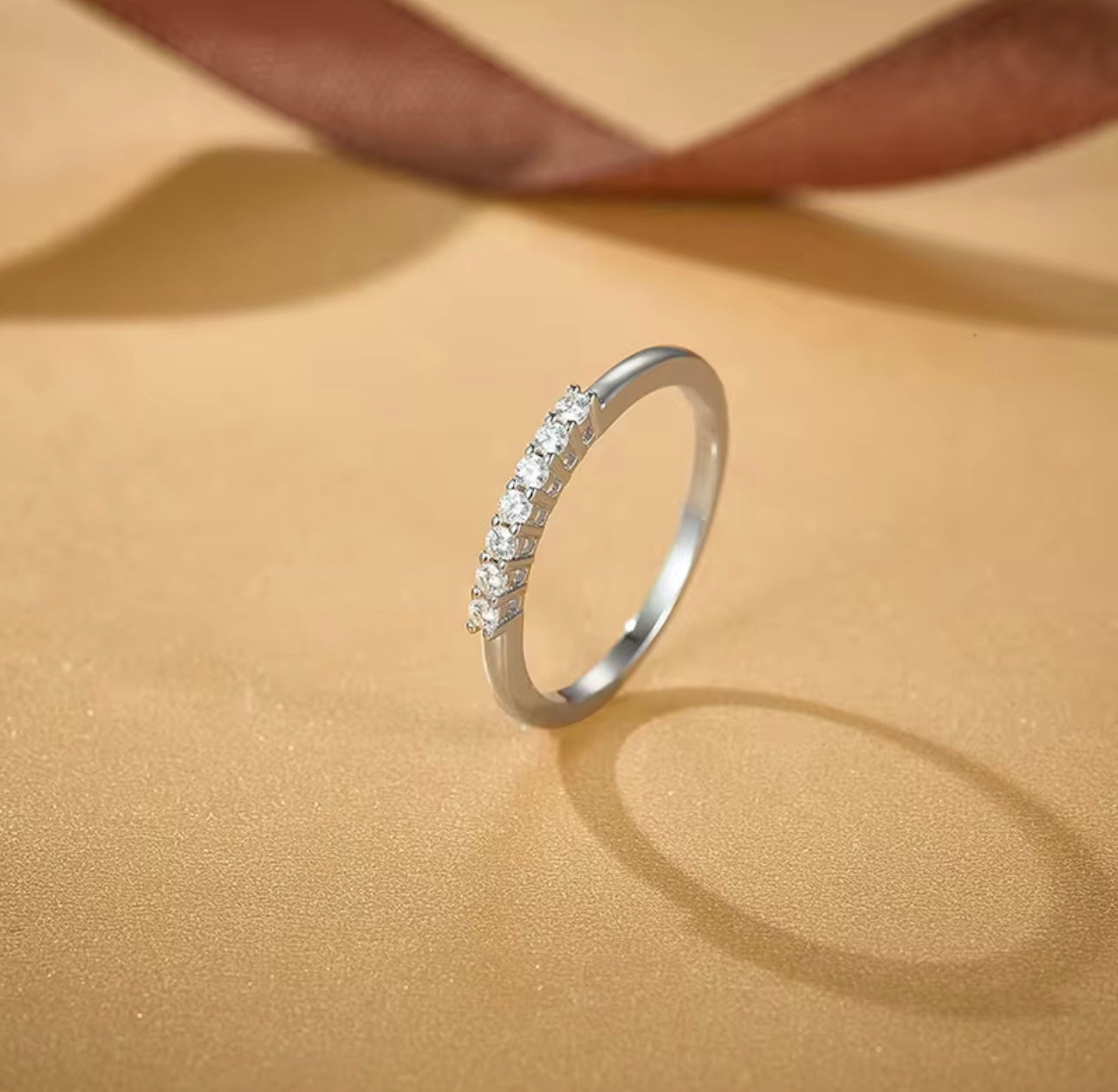 Luxury Moissanite Ring for Women | 925 Sterling Silver | Stunning Sparkle