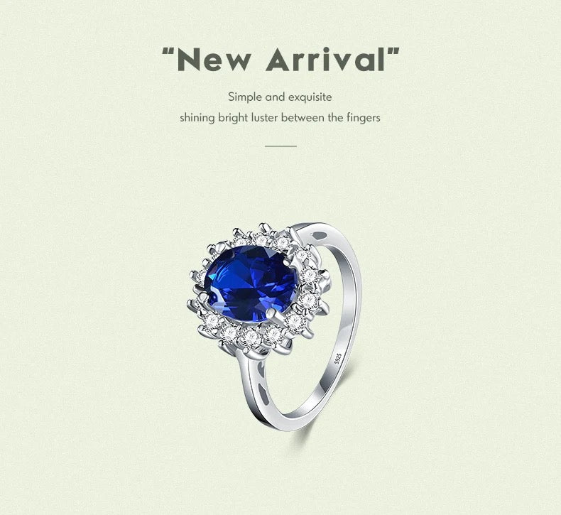 2.0Ct Real Solid 925 Sterling Silver Ring • Zircon Ring • Mother’s Day Gift • Birthday Gift • Anniversary Gift