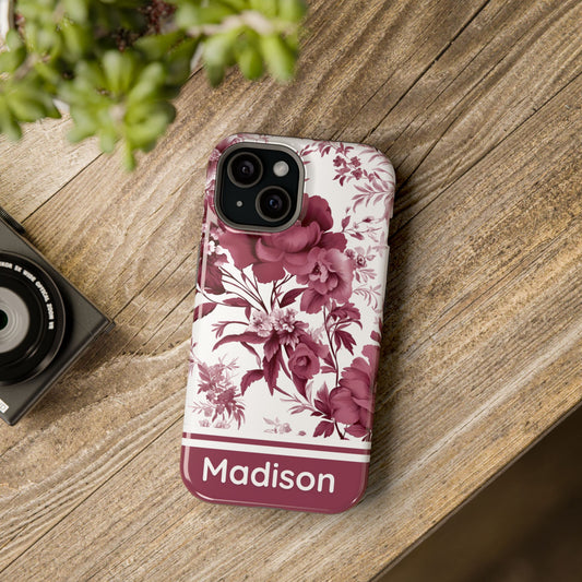 Custom Floral iPhone, Samsung Phone Case | Customized Phone Cover