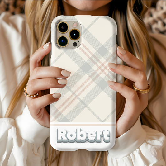 Custom iPhone, Samsung Case | MagSafe, Tough & Snap | Placid Pattern Design | iPhone16, 15, 14, 13,12, Galaxy S24 Ultra Case | Gift for Him