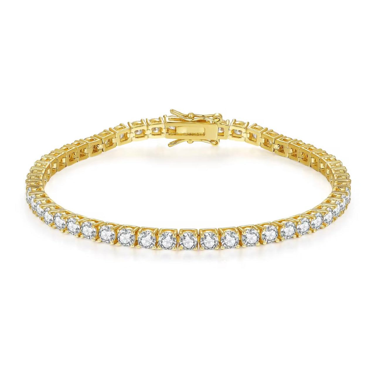 18K Gold Plated Women’s Tennis Bracelet | Gift for Her