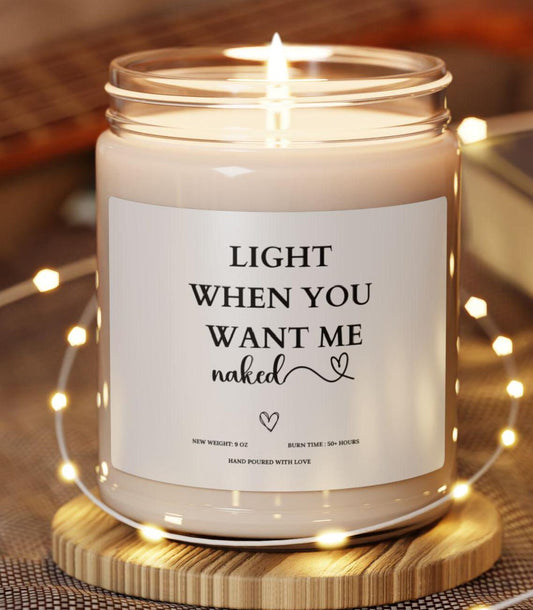 Light when you want me naked, Romantic gift for him, boyfriend gifts, Naughty gift for husband, funny gifts for him, Valentines Day gifts (Copy)
