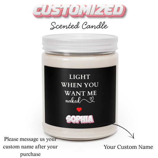 Customized Name Light when you want me naked, Romantic gift for him, boyfriend gifts, Naughty gift for husband, funny gifts for him, Valentines Day